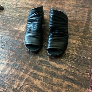 Marsell Black Leather Sandals
